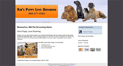 Desktop Screenshot of kimspuppylovegrooming.com